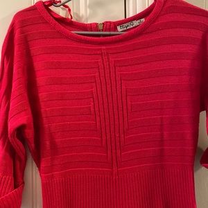 Hot pink Eilza J sweater dress